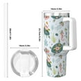 thumbnail image 4 of Goofa Turtle and Sea Life Print 40oz Ice Bully With Handle And Straw Stainless Steel Vacuum Insulated Cup And 2 In 1 Straw Lid, 4 of 8