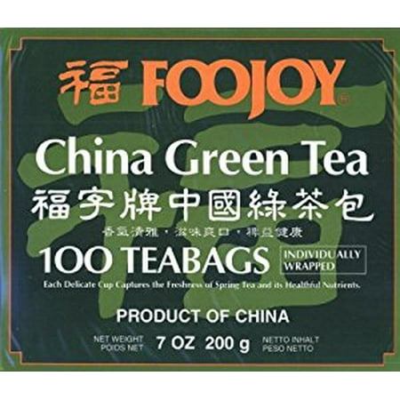 5 X Foojoy Chine Thé Vert 100 X 2 g par Teabags A2AWorld Thé vert