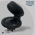 thumbnail image 5 of Five Oceans  Anchor Windlass Up/Down Deck Foot Switch, Heavy Duty UV-Stabilized Black Plastic Hinged Cover, 12-Volts, 4-Inch Diameter, Rated at 150 Amps - FO4430-M2, 5 of 8