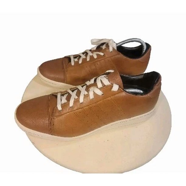 Ad-id-as Mens Adi Cross Brown Leather Mens 12 Spikeless Golf Soes Sneaker 671515