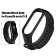 thumbnail image 4 of Reemplazo De Correa De Reloj De Pulsera De Silicona Para Xiaomi Miband 3 4 (Negro), 4 of 6