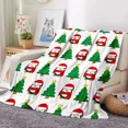 thumbnail image 1 of Couverture à motif de flocon de neige pour garçons et filles, thème de Noël léger, jeté de glouton, arbre de Noël, canapé, lit, canapé, festival, cadeau, 1 of 4