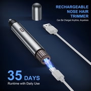 NEXPURE Nose Hair Trimmer for Men Women, Lithium Ion Battery Electric Nose Ear Hair Remover, GT-2011BIM