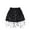 Black, variant on Ticikt Girls Skirts for Toddlers and Kids Soft Flowy Sequin Skirt Casual Party Outdoor Play Comfortable Stretchy Waist Summer Festival Outfit,Color:Silver,Size:4-5 Years