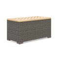 thumbnail image 2 of Homestyles Table de Rangement Extérieure en Rotin Boca Raton Marron, 2 of 26