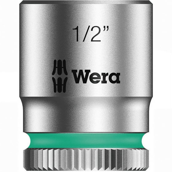Wera 05003522001 8790 HMA Zyklop 1/4" Socket, 1/2" Hex Head