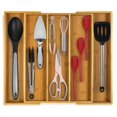 thumbnail image 1 of Organizador de cajones de cocina Purawood, expandible, bambú, 1 of 2