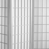 Oriental Furniture 5 ft. Tall Window Pane Shoji Screen - White - 3 ...