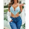 thumbnail image 4 of Sexyfree Lingerie for Women Deep V Lace Bodysuit Sexy Cut Out One Piece Lingerie Nightwear, 4 of 4