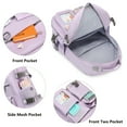 thumbnail image 4 of AO ALI VICTORY Backpack for Girls, 15.6 inch Laptop School Bag Kids Kindergarten Elementary  Large Bookbags for  Girls Women Students Casual Travel Daypacks (Purple), 4 of 7
