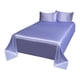 thumbnail image 2 of Sábana Xihbxyly color liso lavado de verano seda helada 2 fundas de almohada juego de cama 3 piezas, 2 of 4