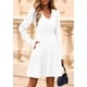 thumbnail image 3 of Vestido Suéter PRETTYGARDEN 2025 para Mujer Blanco Cuello en V Talle S, 3 of 8