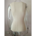 thumbnail image 6 of Women Button Down Vest Ribbed Sleeveless Cardigan Tank Top Y2k Crewneck Slim Fit Knit Vest Tops Going Out Crop Top M, 6 of 7