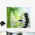 thumbnail image 1 of Spa Stones with Frangipani Wall Decal by Wallmonkeys Peel and Stick Graphic (36 in W x 32 in H) WM9706, 1 of 4