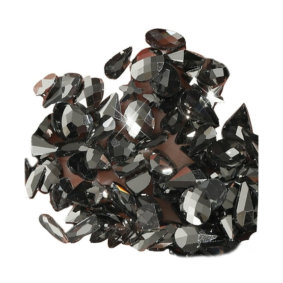 UDIYO 100Pcs Nail Decor Exquisite DIY Lightweight Aurora Phantom Shaped Rhinestone Nail Jewelry for Women