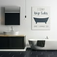 thumbnail image 2 of Stupell Industries Like Big Tubs Bathroom Phrase Good Hygiene Humor Typography Painting Gallery Wrapped Canvas Print Wall Art, 36 x 48, 2 of 6