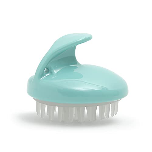Masajeadores manuales del cuero cabelludo Champú Masajeador Cepillo Masajeador de cabeza para el cabello Cuero cabelludo Relajación del estrés Verde menta, 3 piezas brillar Electrónica