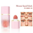 thumbnail image 2 of Liquid Blush Gel Long Lasting Facial Blush Rouge With Sponge for Eye Shadow Face, 2 of 6