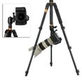 thumbnail image 4 of DSLR Camera Tripod - Professional Q555 Portable Travel Compact Monopod With Ball Head Adjustable Legs Magnesium Aluminium For Digital Canon Nikon Sony Olympus Pentax Stand Holder, 4 of 14
