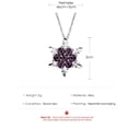 thumbnail image 3 of SIfdSeng Full Diamond Snowflake Necklace Creative Christmas Gift Pendant Necklace, 3 of 9