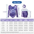 thumbnail image 3 of Leotards for Girls Gymnastics,Long Sleeve Sparkly Dance Biketards with Shorts Ballet Tumbling Outfit for 3-12 Years, 3 of 9