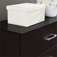thumbnail image 4 of Hodedah Commode Contemporaine à Trois Tiroirs en Finition Chocolat, 4 of 7