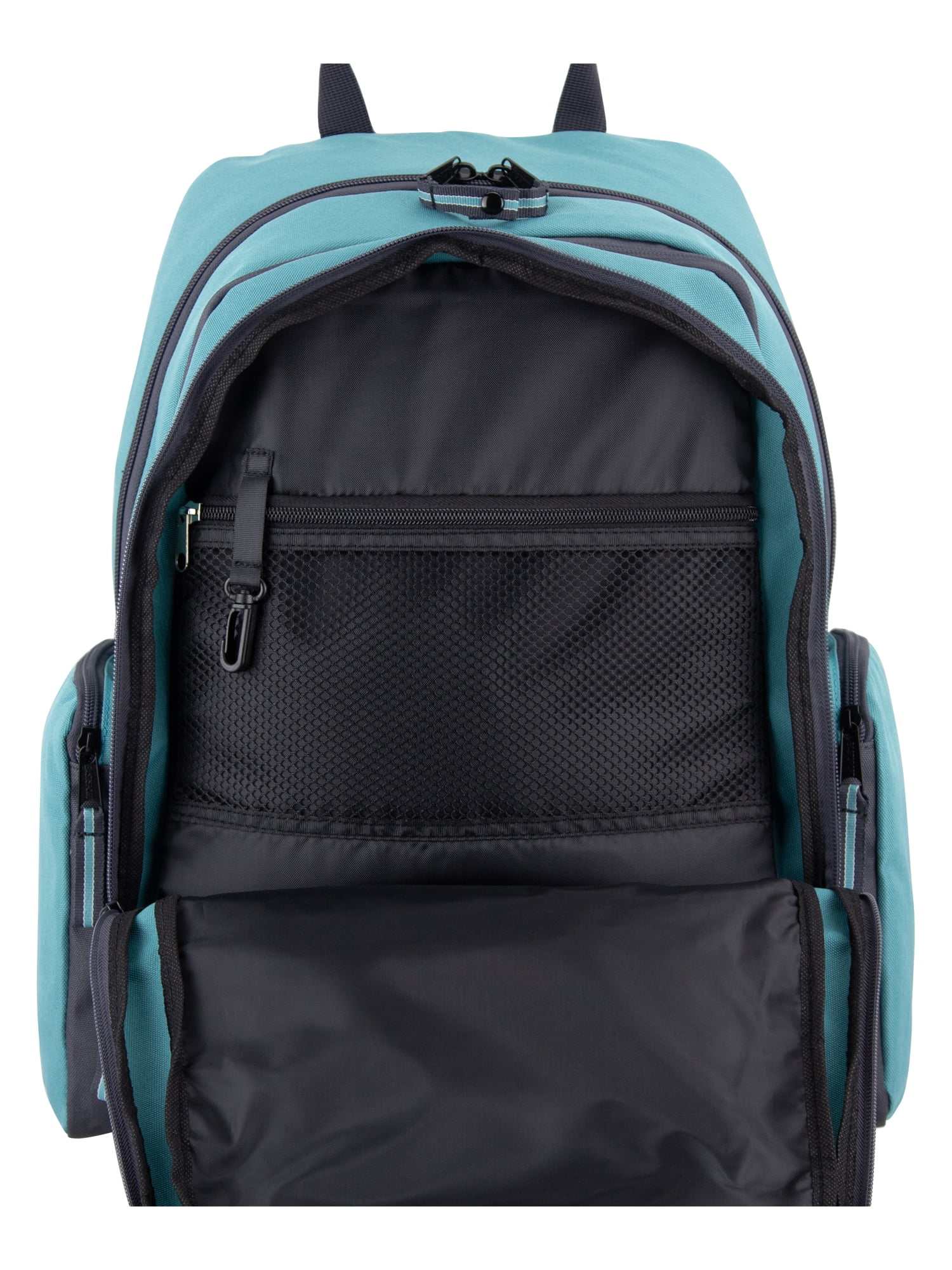 Eastsport Unisex 19" Premier Expandable Recycled Backpack, Soft Teal