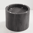 thumbnail image 6 of Tcbosik Nesting Coffee Table Set of 2, Modern Round Coffee Table, Circle Accent Table, End Side Table for Small Space, Living Room, Bedroom, Black Woodgrain, 6 of 8