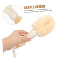 thumbnail image 4 of Cepillo de sisal para el cuerpo y la piel seca para baño y ducha: fibras naturales para mejorar la circulación sanguínea y exfoliar la piel, 4 of 5