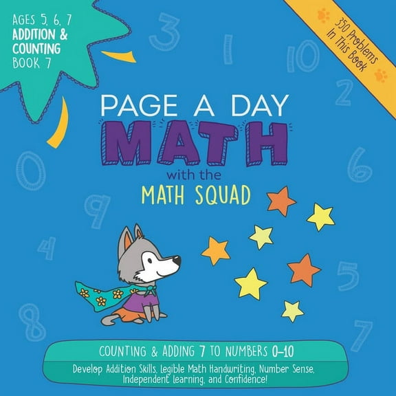 Addition & Counting Page A Day Math Addition & Counting Book 7: Adding 7 to the Numbers 0-10, Book BOOK7, (Paperback)