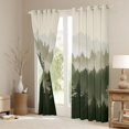 thumbnail image 3 of Feelyou Olive Pine Tree Blackout Curtains Set of 2 (52x84 Each), Landscape Window Curtains, 3 of 6