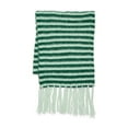 thumbnail image 2 of No Boundaries Striped Scarf, Women's, Mint Multi, 2 of 3