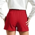 thumbnail image 6 of YanHoo Golf Shorts for Women High Waisted Stretchy Short Pants Casual Work Outdoor Hiking Shorts with Pockets, 6 of 8