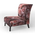 thumbnail image 3 of Designart « Bouquet de Roses Roses Magnifiques » Fauteuil d'Appoint Rembourré Floral Rose - Fauteuil Moderne pour Chambre, 3 of 7