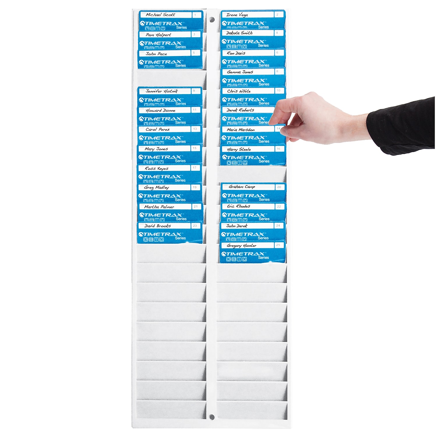 Pyramid Time Systems Pyramid Badge Rack 40 Pockets (500-4)