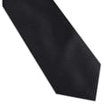 thumbnail image 3 of Men's Solid Black Slim Necktie For Adults, Teenagers, College Students Perform,Party,Wedding. One Size, 3 of 5