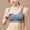 Blue, variant on Christmas! Ohufall Nursing Bras Ladies Comfortable Breathable No Steel Ring Front Buckle Breastfeeding Bra Woman Underwear