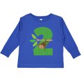 thumbnail image 3 of Inktastic 2nd Birthday Jungle Monkey Childs Boys or Girls Long Sleeve Toddler T-Shirt, 3 of 5