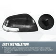 thumbnail image 5 of Rear View Left Driver Side Mirror Cover Cap Replacement Black for Toyota RAV4 2009-2013 Mirror Covers, 5 of 6