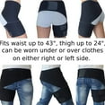thumbnail image 5 of Hip Support Brace for Hip Pain - Compression Wrap for Groin, Thigh, Hamstring, Pulled Muscle Injury - Hip Flexor Arthritis Bursitis Sciatica Pain Relief,black, 5 of 7