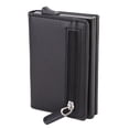 thumbnail image 2 of Estuche para tarjetas con bloqueo RFID, billetera automática de aleación de aluminio, billetera automática, billetera con cepillo de seguridad RFID, rendimiento lleno de energía, 2 of 9