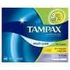 Tampax Cardboard Tampons, Multipack, Light/Regular/Super Absorbency, Unscented, 40 Count