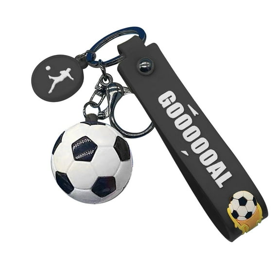 HBBKVI Football Keychain Soccer Gift European Cup Football Keychain Glue Football Pendant Football Jewelry Keychain
