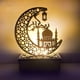 thumbnail image 1 of Luz nocturna artesanal, luces LED de madera 3D con forma de luna y estrella, decoración hecha a mano, lámpara decorativa para Ramadán Mubarak, adorno para Eid, regalo para musulmanes, regalo de, 1 of 4