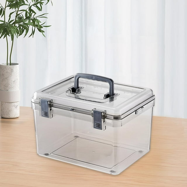Étui pour Appareil Photo avec Poignée Boîte de Rangement Séchage Pratique à Transporter 29cmx23cmx18cm