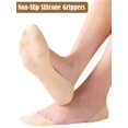 thumbnail image 6 of Luxtrada 6 Pairs Ultra Low Cut Liner Socks Women's No Show Non Slip Hidden Invisible Socks for Flats Shoes Boat Summer (Beige), 6 of 9