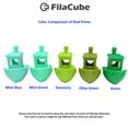 thumbnail image 4 of Olive Green (Dark Yellowish-Green, Olive drab) PLA 3D Printer 1.75mm Filament 1kg - FilaCube PLA 2 Filament 1.75 Olive Green 3D Printing Plastic Filament [Made in USA] Military Green, 4 of 5