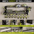 thumbnail image 3 of Organisateur d'Outils Électriques Mural Support de Rangement pour Perceuse Sans Fil Support de Perceuse Couches Support de Rangement pour Outils Électriques Robuste, 3 of 7