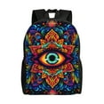 thumbnail image 1 of Easygdp Vibrant Psychedelic Eye Mochila Versátil y Elegante: Comodidad, Almacenaje y Durabilidad para la Universidad, Trabajo, Viajes y Uso Diario, 1 of 8