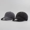 thumbnail image 2 of COCOpeaunt 13 Color! High Quality Washed Cotton Adjustable Solid Color Baseball Cap Unisex Couple Cap Fashion Leisure Dad Hat Snapback Cap, 2 of 6